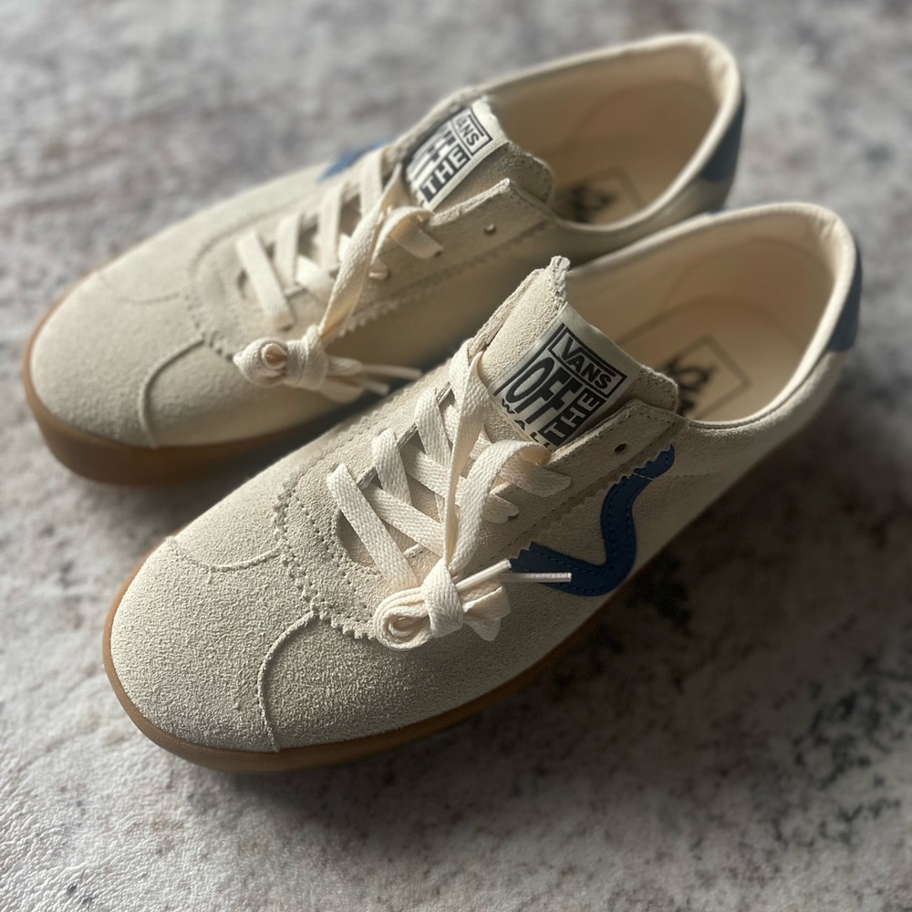 Vans Sport Low Pop White Navy Gum Casual Sneakers